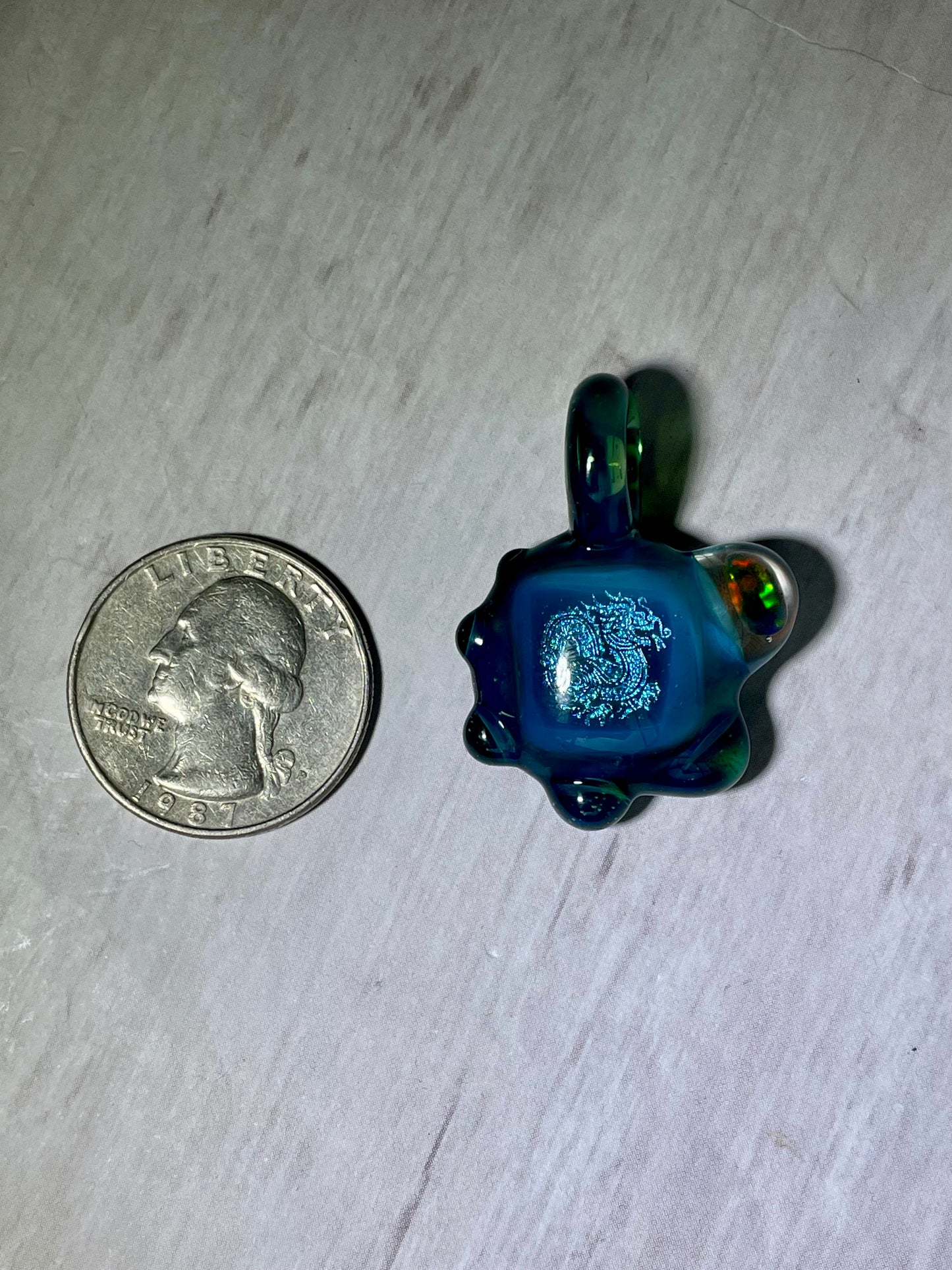 Dragon Necklace, Dragon Jewelry, Chinese Dragon, Small Glass Opal Pendant, Unique Gift for her, Birthday Gift Idea, Mythical Dragon Gift