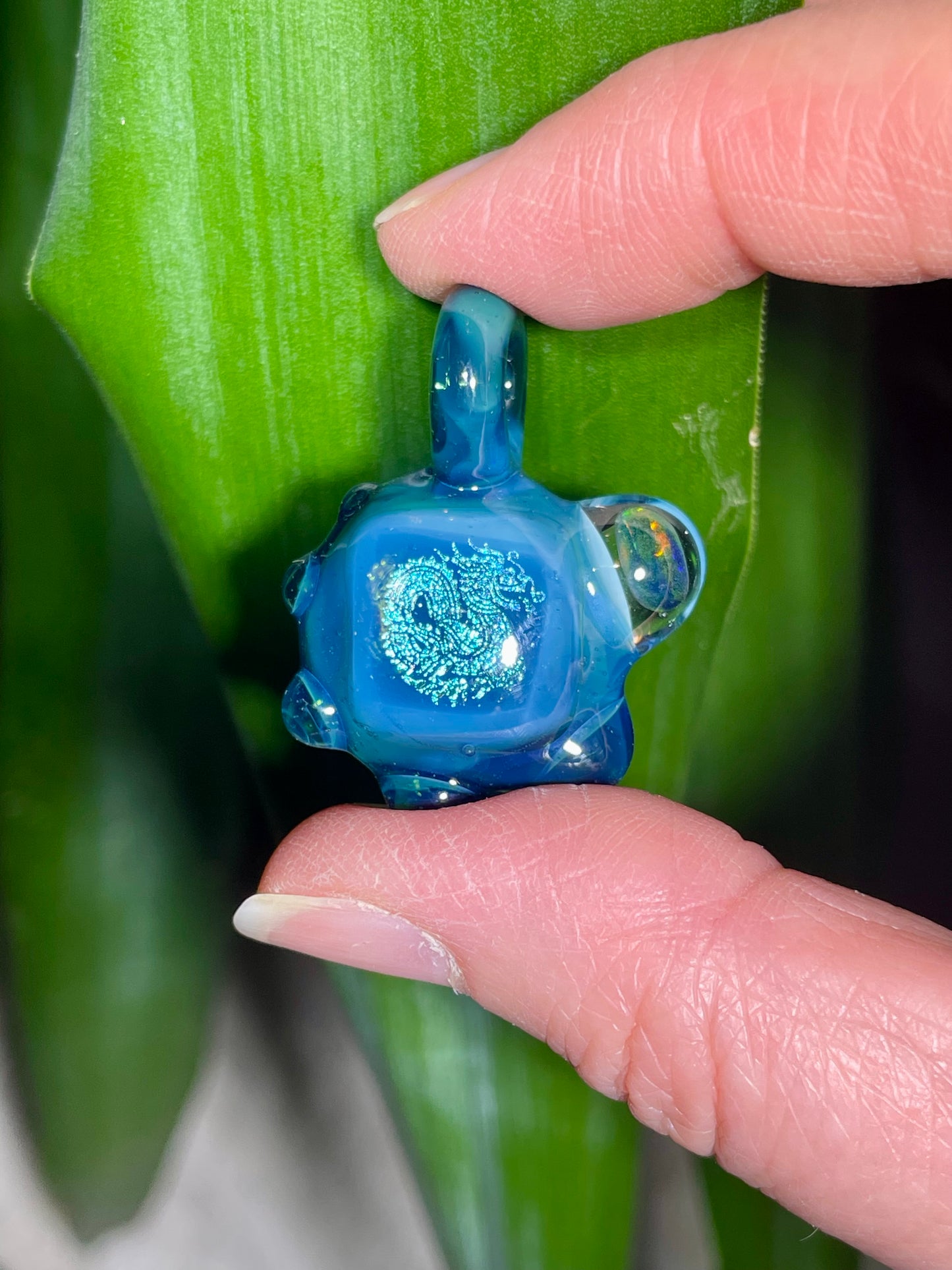 Dragon Necklace, Dragon Jewelry, Chinese Dragon, Small Glass Opal Pendant, Unique Gift for her, Birthday Gift Idea, Mythical Dragon Gift