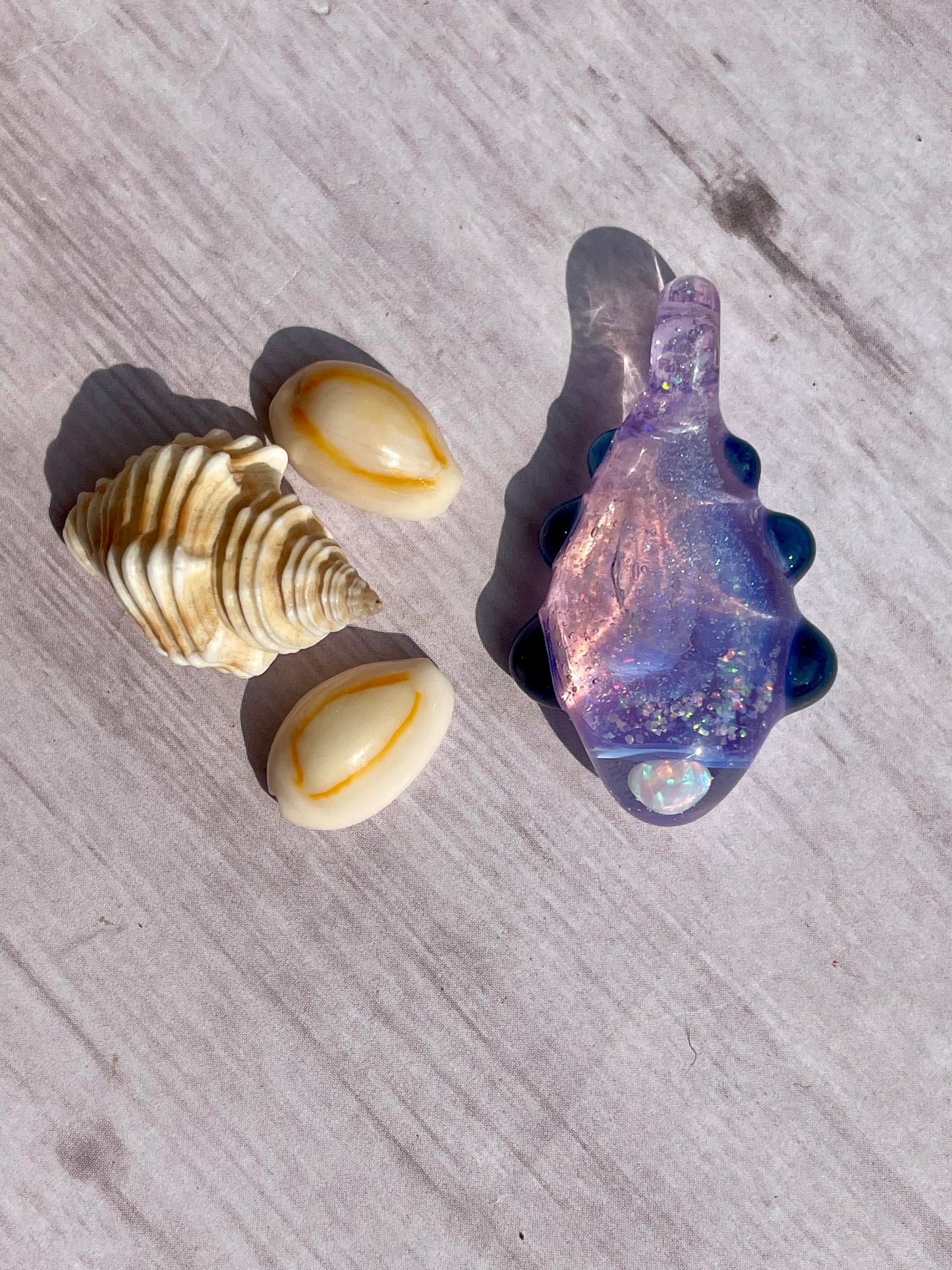 Handmade Glass Opal Dichro Pendant, Unique Birthday Gift Idea, Mystical Jewelry, Opal Pendant, Beautiful Opal Necklace, Stunning Necklace