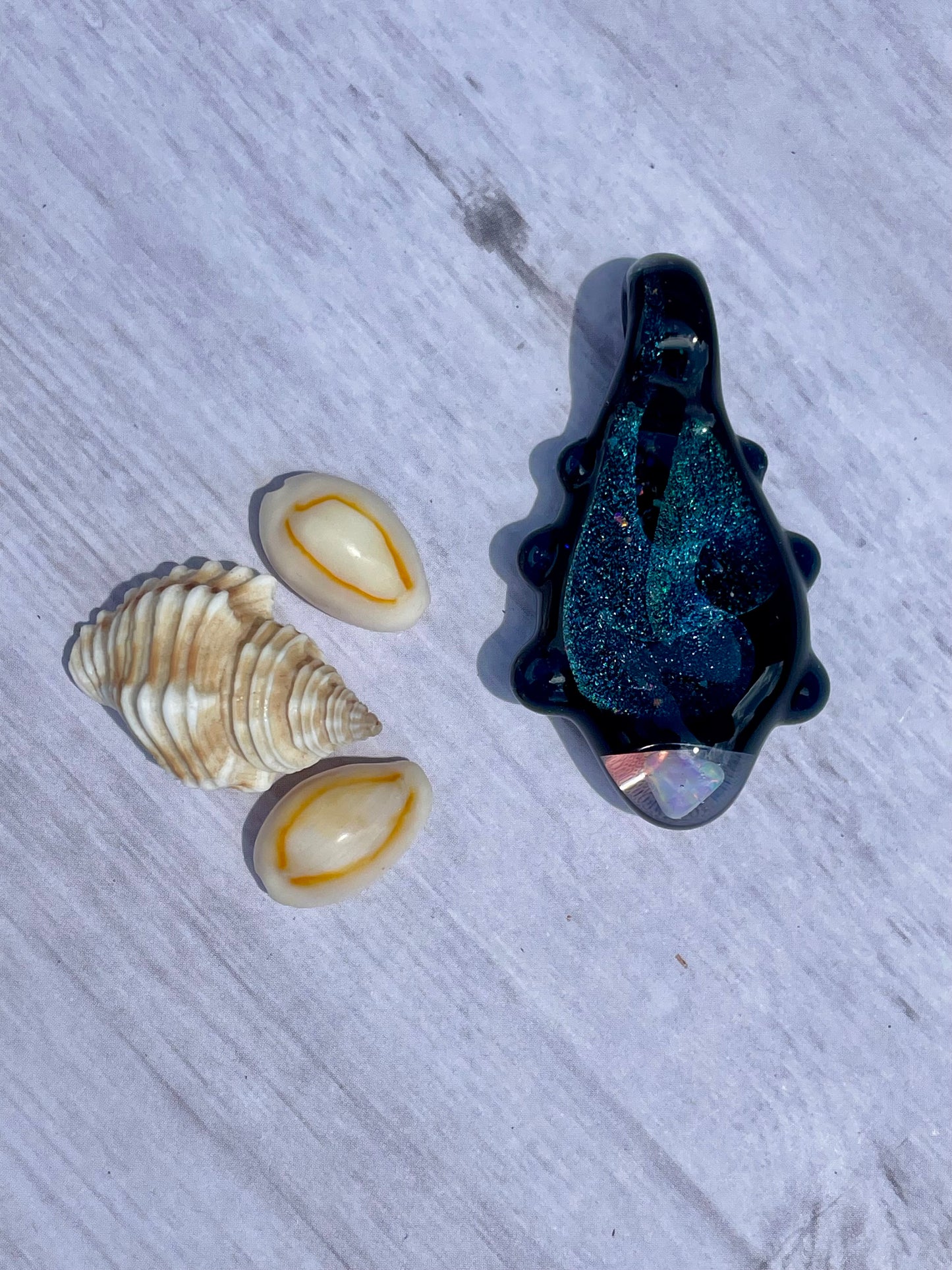 Handmade Glass Opal Dichro Pendant, Unique Birthday Gift Idea, Mystical Jewelry, Opal Pendant, Beautiful Opal Necklace, Stunning Necklace