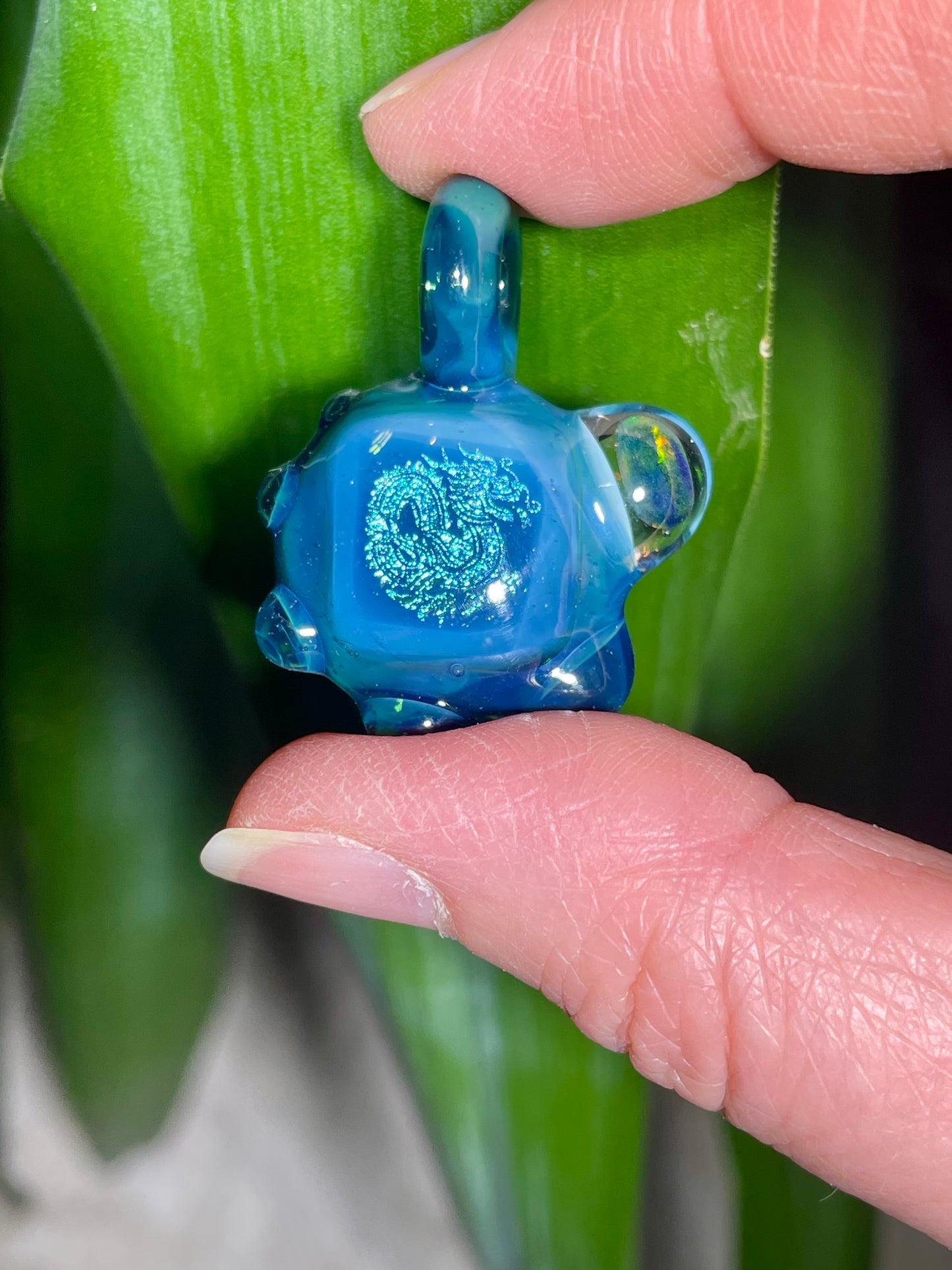 Dragon Necklace, Dragon Jewelry, Chinese Dragon, Small Glass Opal Pendant, Unique Gift for her, Birthday Gift Idea, Mythical Dragon Gift