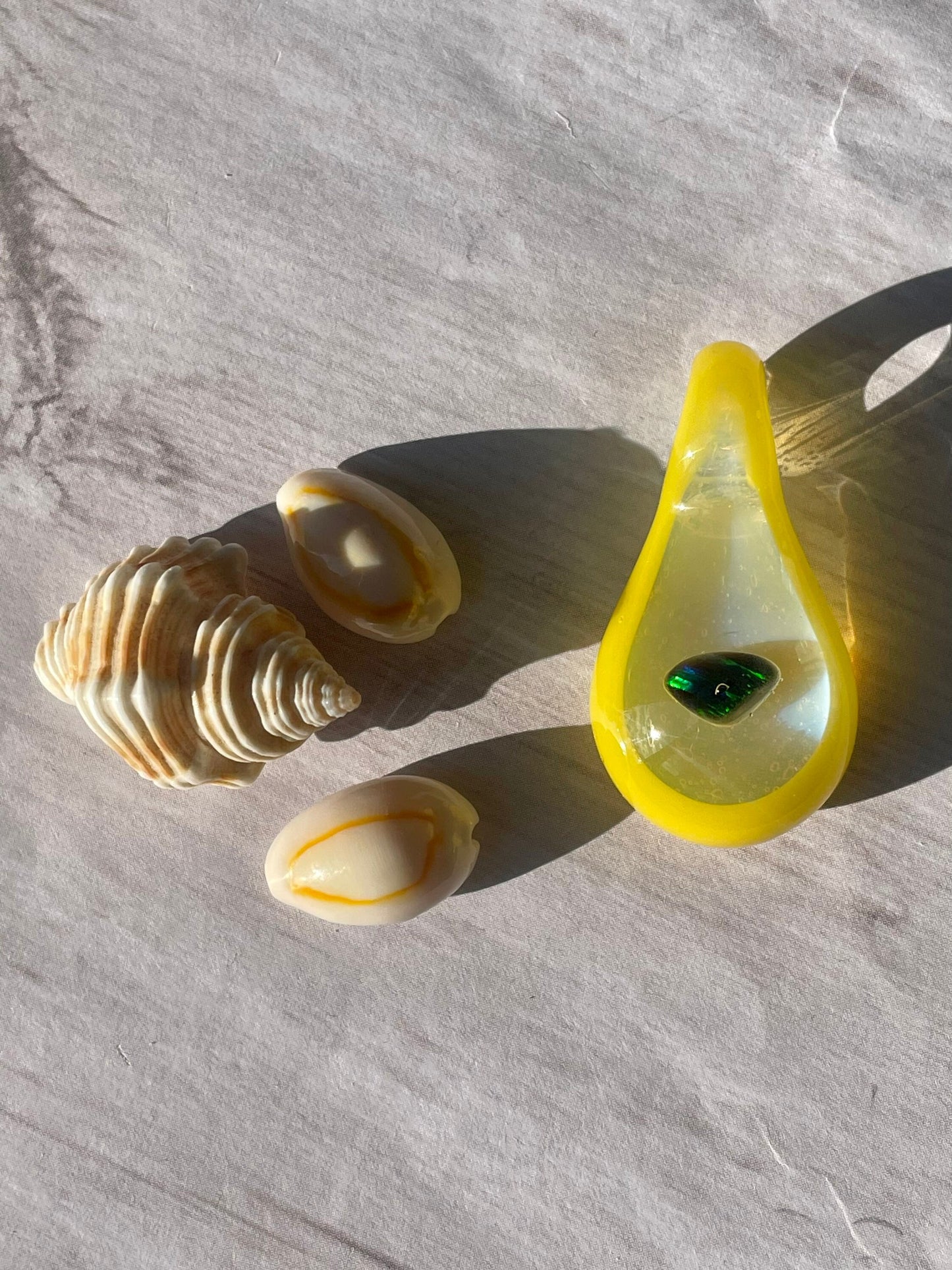 Blown Glass Necklace, Artisan Jewelry for Women, Gift for Girlfriend, Unique Gift For Daughter, Blown Glass Opal Necklace, Heady Pendant