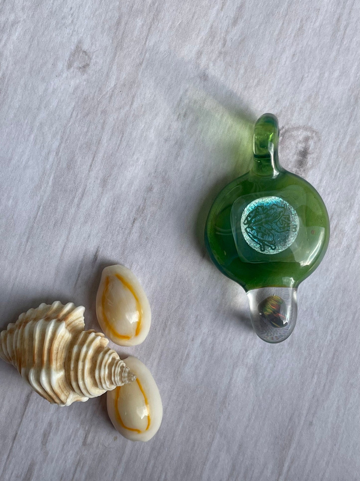 Blown Glass Opal Pendant Necklace, Tree Frog Jewelry, Boro Glass Jewelry, Frog lover Gift for her, birthday gift for daughter, Green Jewelry