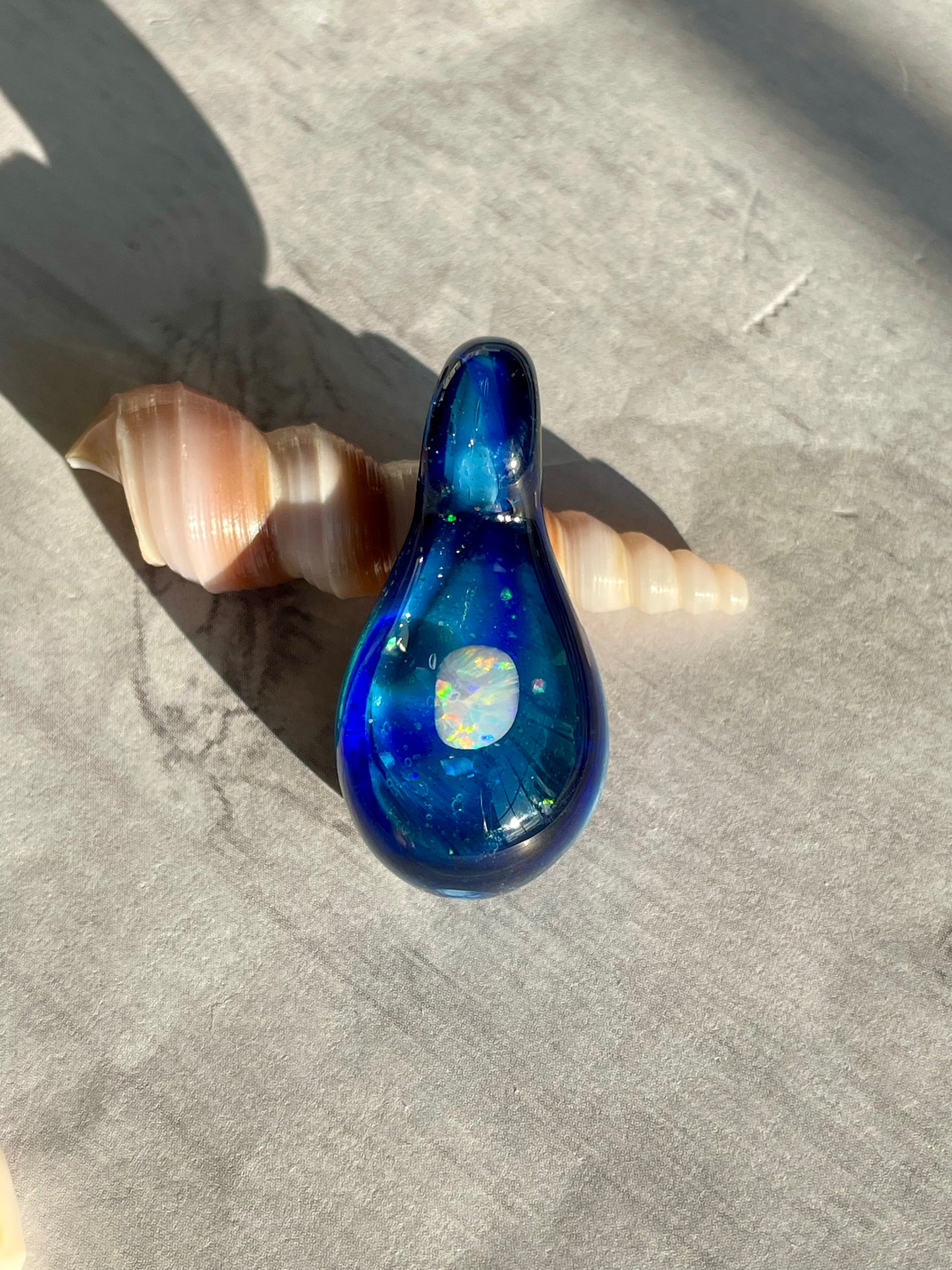 Enchanting White Opal Necklace, Handmade Artisan Jewelry, Beautiful Glass Opal Pendant Necklace for her, Mothers Day Gift, Gemstone Jewelry